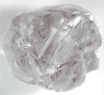 Diamant : avec face octaèdre.